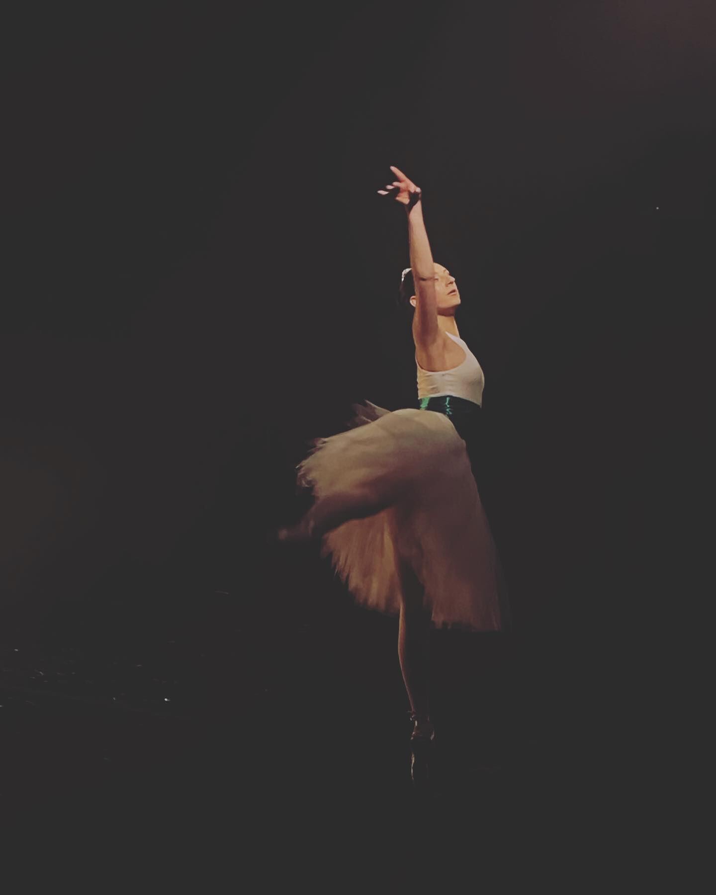 Ballerina in scena, fotografia artistica